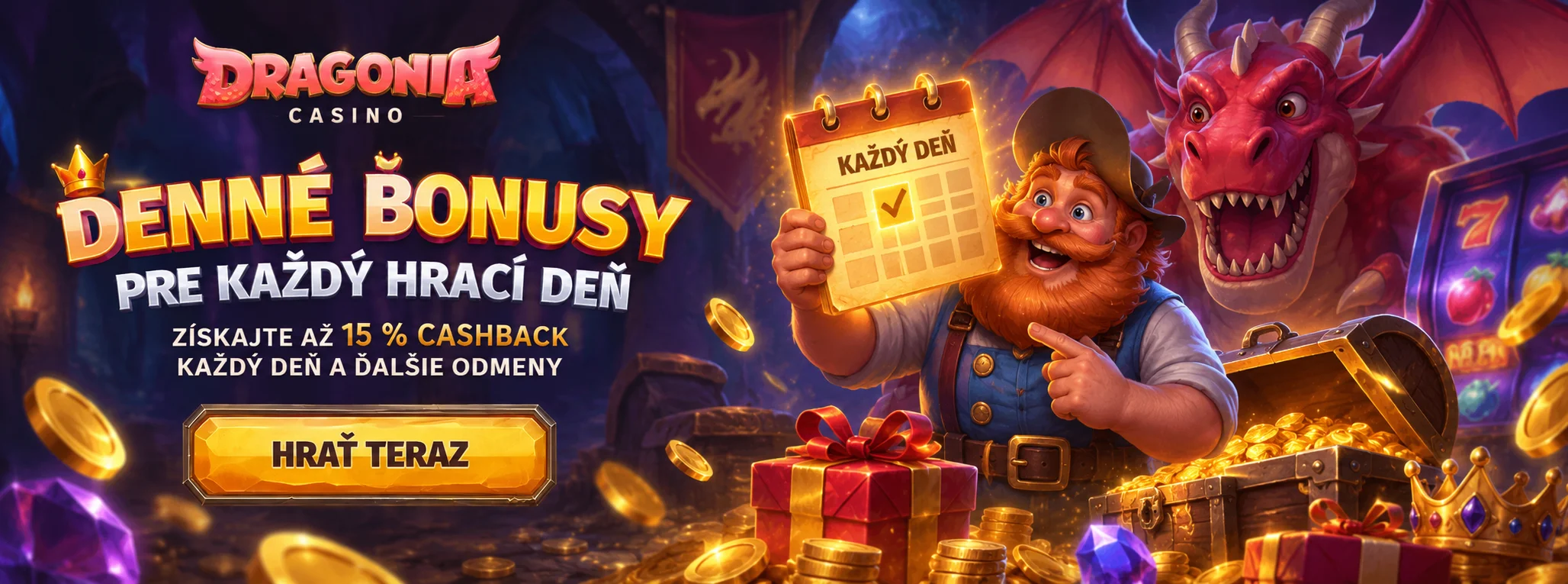 Dragonia Casino bonusy a promo akcie